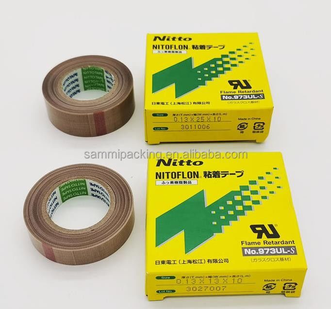 Nitto 973UL Nitto 903 PTFE फाइबरग्लास टेप सील करने के लिए फिल्म टेप Nitto टेप 0.13mm × 13mm × 10m 973UL-S