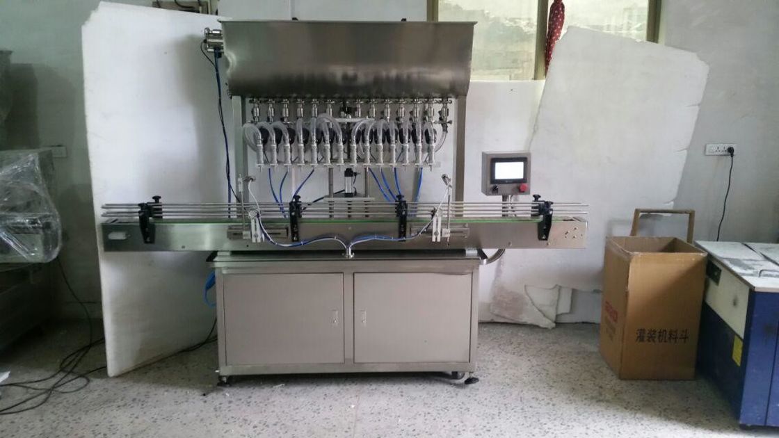 उत्पादन लाइन के लिए स्वचालित 4 सिर तरल भरने की मशीन बोतलबंद लाइन भरने की मशीन