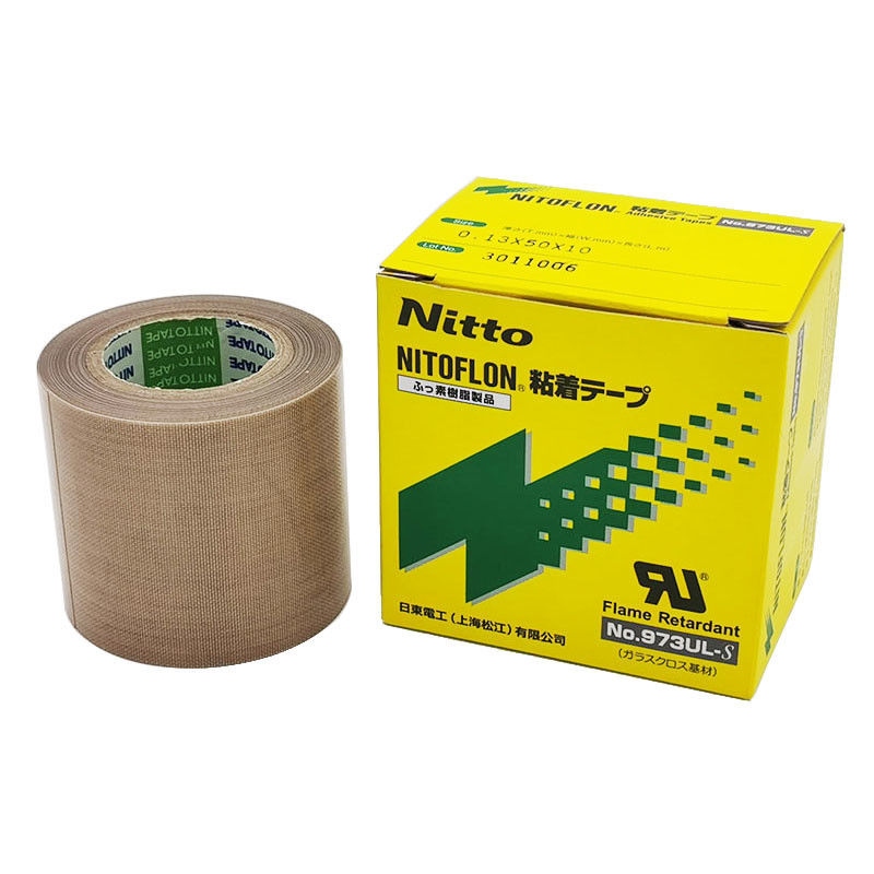 मूल Nitto Denko PTFE टेप गर्मी प्रतिरोधी टेप विद्युत इन्सुलेशन के लिए PTFE चिपकने वाला टेप 973UL-S