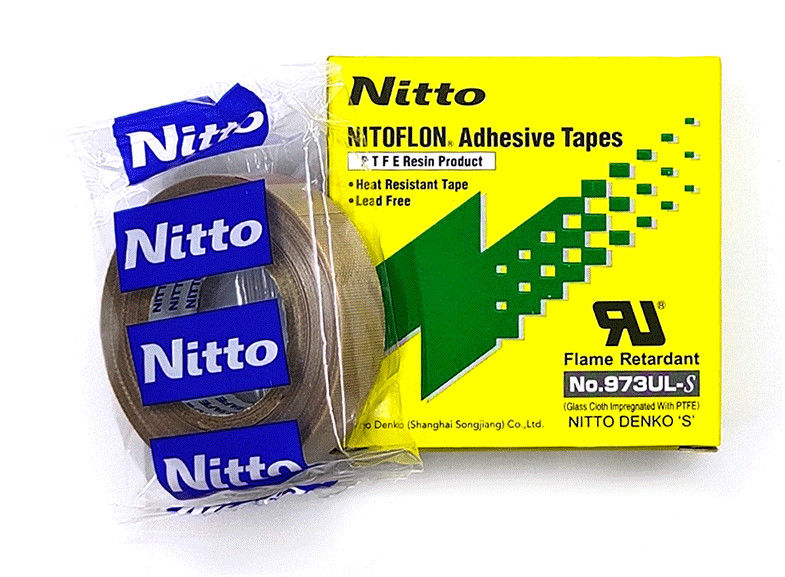 मूल Nitto Denko PTFE टेप गर्मी प्रतिरोधी टेप विद्युत इन्सुलेशन के लिए PTFE चिपकने वाला टेप 973UL-S