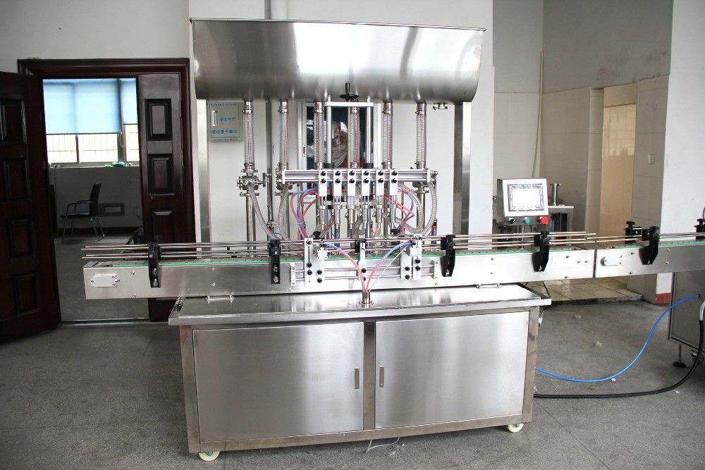 कस्टम स्वचालित क्रीम तरल भरने की मशीन 100ml से 1000ml भरने की उत्पादन लाइन के लिए