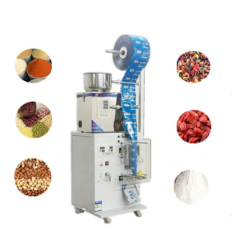 स्वचालित 1-50G सूखी शक्ति भरने हार्डवेयर अखरोट स्वचालित पाउडर चाय मसाले सील पैकिंग मशीन