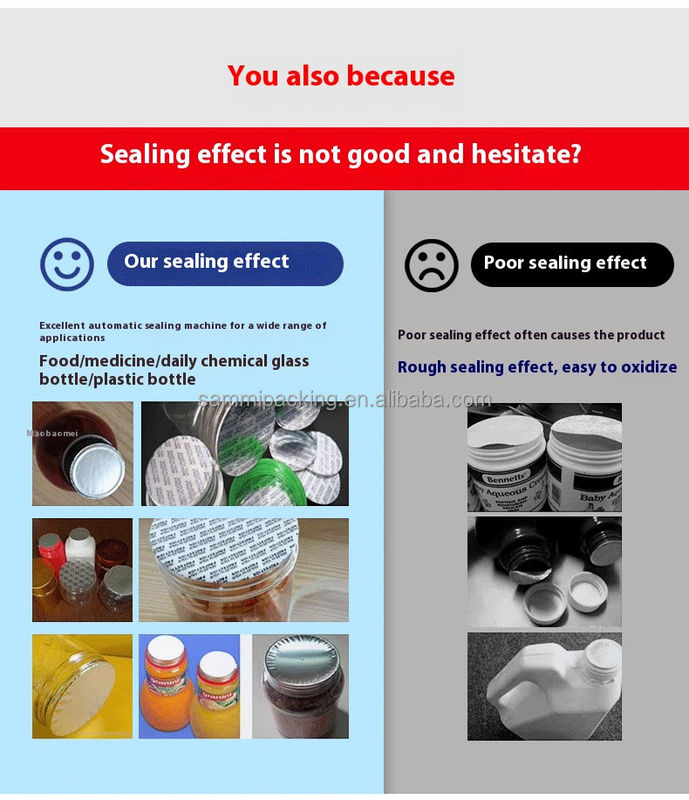 स्वचालित मंजिल प्रकार निरंतर प्रेरण सील मशीन छोटे प्लास्टिक की बोतल के लिए प्रेरण हीट सीलर
