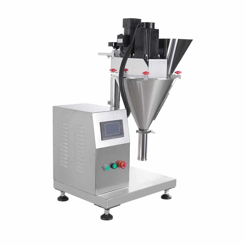 इलेक्ट्रिक ड्राइव अर्ध स्वचालित पाउडर भरने की मशीन बोतल बैग के लिए दूध कॉस्मेटिक वजन खुराक भरने के लिए