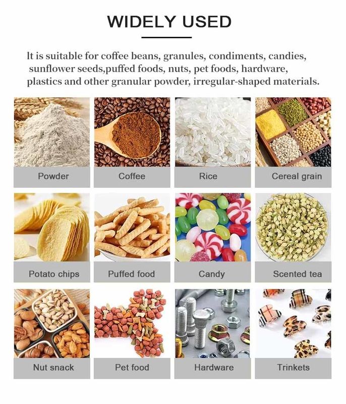 मल्टीफंक्शनल डबलहेड शुगर फिलिंग कॉफी बीन्स वजन पैकिंग मशीन 500g 1000g 450*470*1750MM कमोडिटी