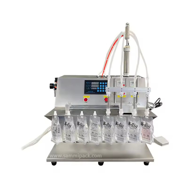 उच्च गति शहद टोंटी पाउच पैकिंग मशीन तरल भरने और कैपिंग के लिए SM-3500L