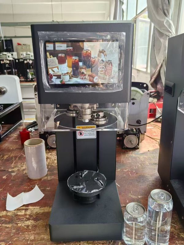 टच स्क्रीन इंटेलिजेंट कैन सीमिंग मशीन पेट टूना कैन सीलर सोडा पॉप कैनिंग मशीन प्लास्टिक कैन सीलिंग मशीन