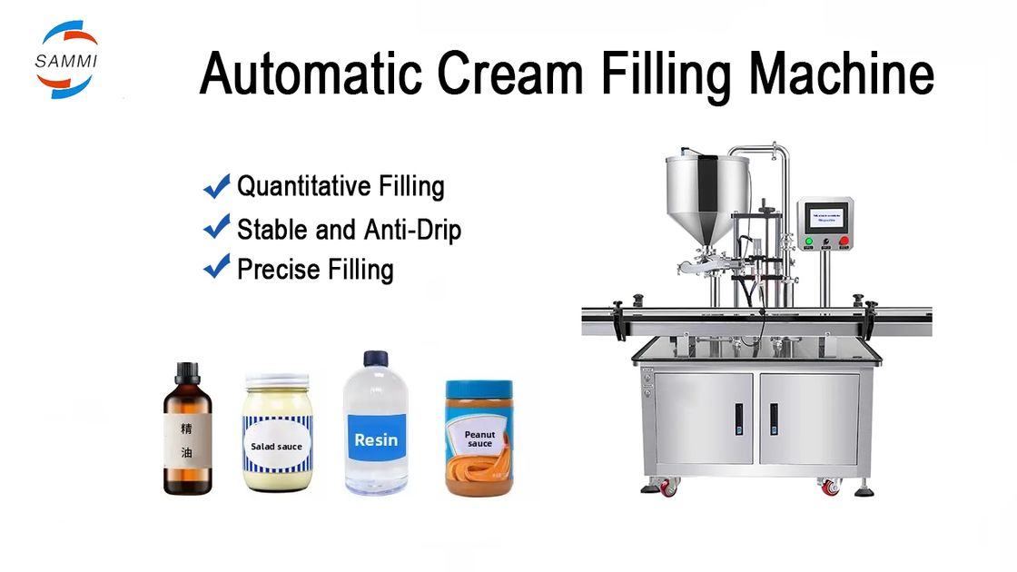 आसान संचालन पूरी तरह से स्वचालित सर्वो रोटर पंप पेस्ट तरल भरने की मशीन शहद चिपचिपा तरल मूंगफली का मक्खन केचप के लिए