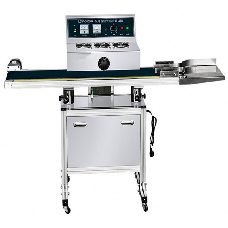 कन्वेयर (20-120 मिमी) के साथ स्वचालित प्रेरण सील मशीन (ऑटो एल्यूमीनियम पन्नी सील मशीन, ऑटो प्रेरण सीलर)