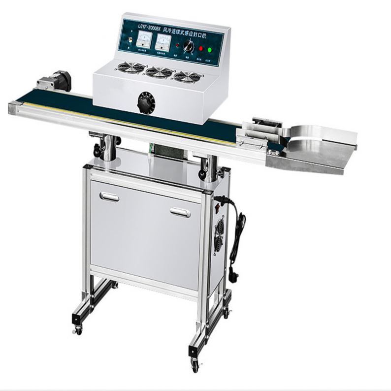 कन्वेयर (20-120 मिमी) के साथ स्वचालित प्रेरण सील मशीन (ऑटो एल्यूमीनियम पन्नी सील मशीन, ऑटो प्रेरण सीलर)