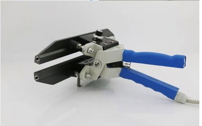 हैंड क्लैंप प्लास्टिक बैग सीलर पोर्टेबल सीलर अलमनियाम फोइल बैग सीलिंग मशीन FKR-400