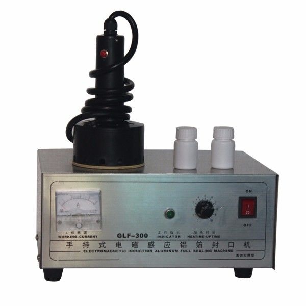 नया प्रकार GLF-300 इंडक्शन एल्यूमीनियम पन्नी सील मशीन, प्लास्टिक पेंच धागा सीलर, पोर्टेबल गोल बोतल ढक्कन सीलर