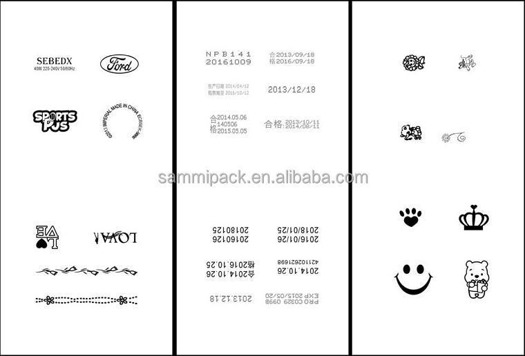 पदोन्नति मूल्य इलेक्ट्रिक स्क्वायर प्लेट सर्कुलर प्लेट समाप्ति तिथि कप प्रिंटिंग मशीन / इंक पैड कोडिंग मशीन