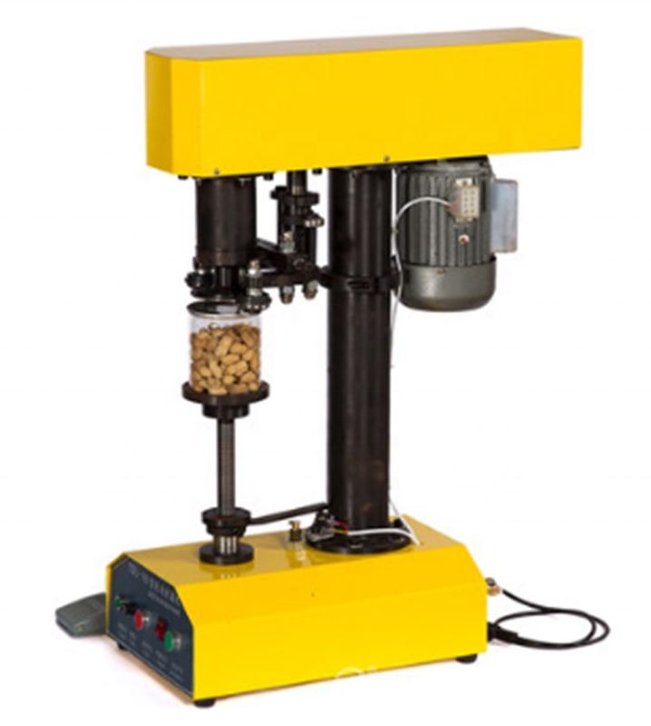 गर्म बिक्री TDFJ-160 खाद्य डिब्बे प्लास्टिक जार कंटेनर एल्यूमीनियम बीयर टिन कैन ढक्कन कैन सीलिंग मशीन