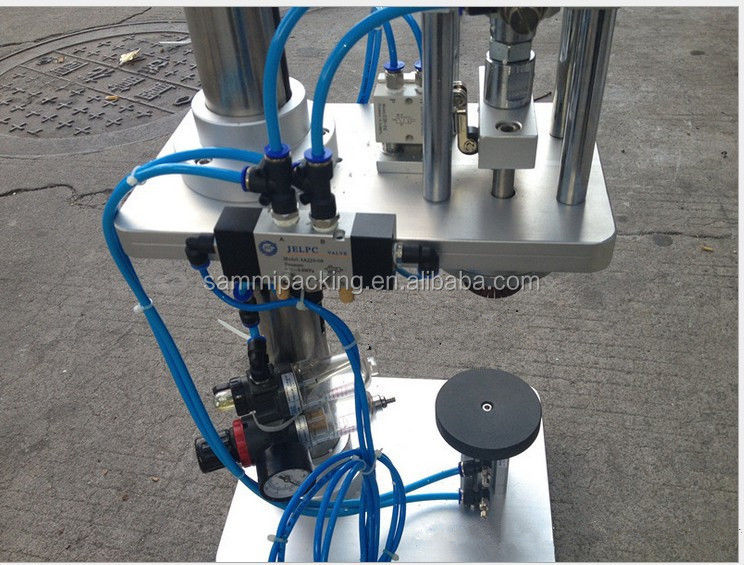 अर्ध-स्वचालित परफ्यूम सीलर बोतल क्लोजर क्रिम्पिंग टूल कैपिंग मशीन परफ्यूम शीशी के लिए