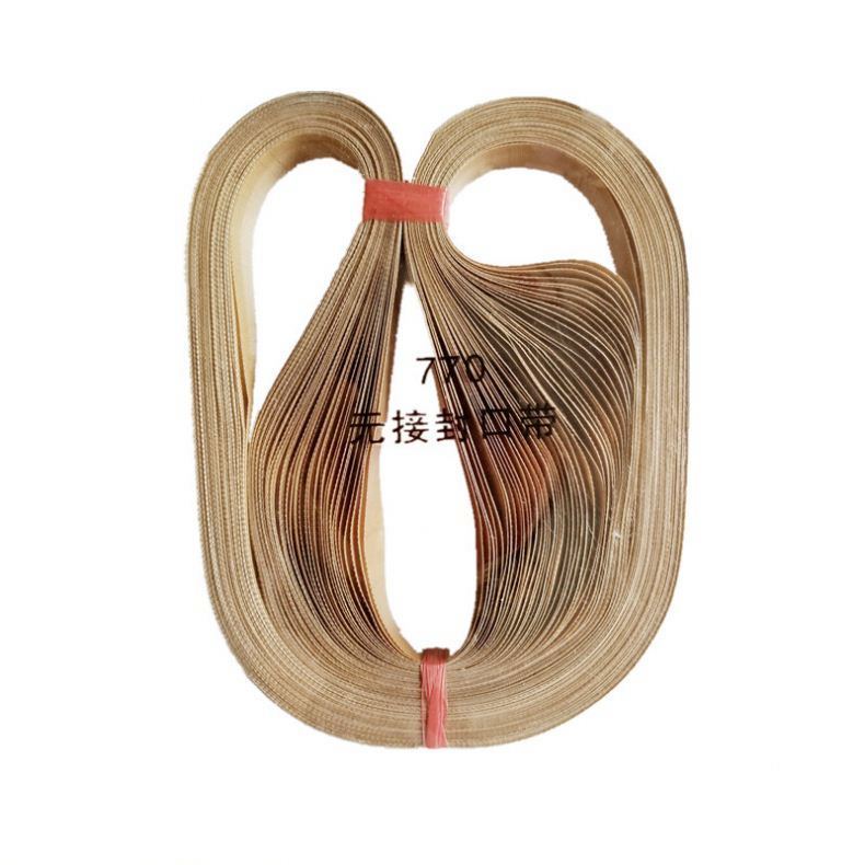 बैंड सीलर/सीलिंग मशीन के लिए अच्छी गुणवत्ता वाली 750/770/810*15 मिमी PTFE सीमलेस बेल्ट