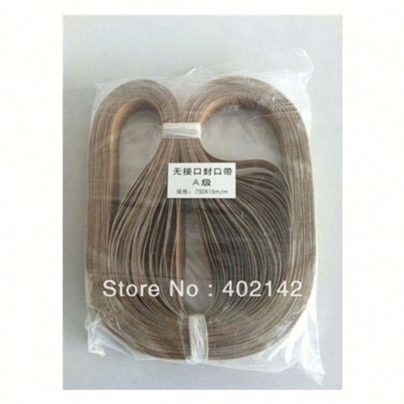 बैंड सीलर/सीलिंग मशीन के लिए अच्छी गुणवत्ता वाली 750/770/810*15 मिमी PTFE सीमलेस बेल्ट