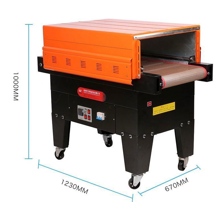 हॉट सेल BS-4535 जेट हीट श्रिंक पैकेजिंग मशीन बड़ा टनल श्रिंक प्लास्टिक PVC फिल्म श्रिंक रैपिंग मशीन