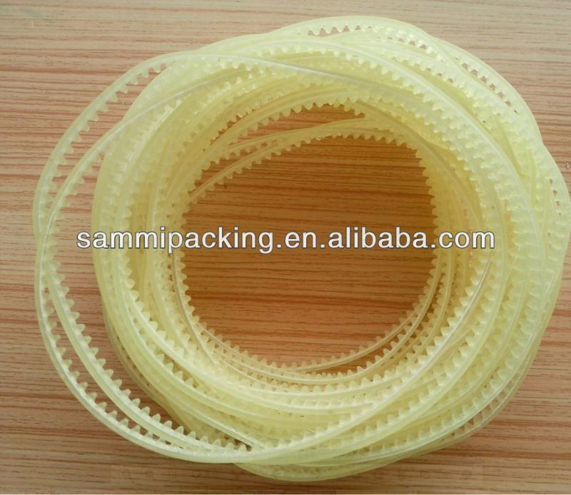 अच्छी गुणवत्ता वाली पीयू सीमलेस सीलिंग मशीन गाइड बेल्ट/दांत वाला बेल्ट/टाइमिंग बेल्ट 410CM/420CM/428CM/630CM