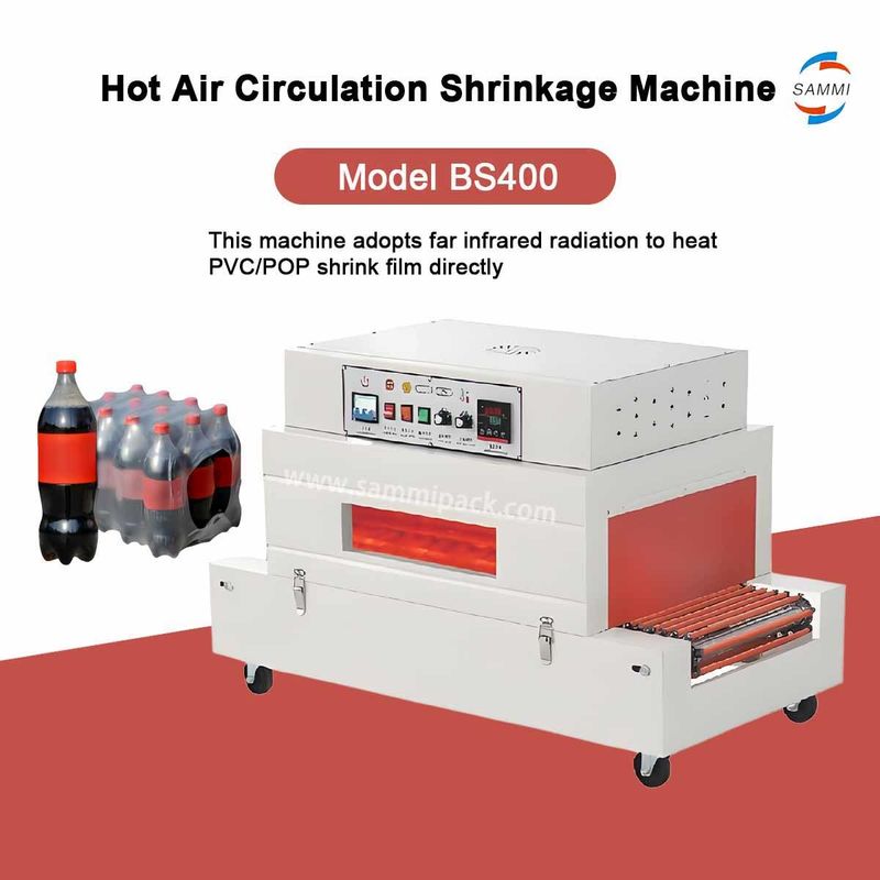 BSS-400 BS-400 संकुचन सुरंग/बोतलों/कार्टन पैकेज के लिए संकुचन पैकेजिंग मशीन