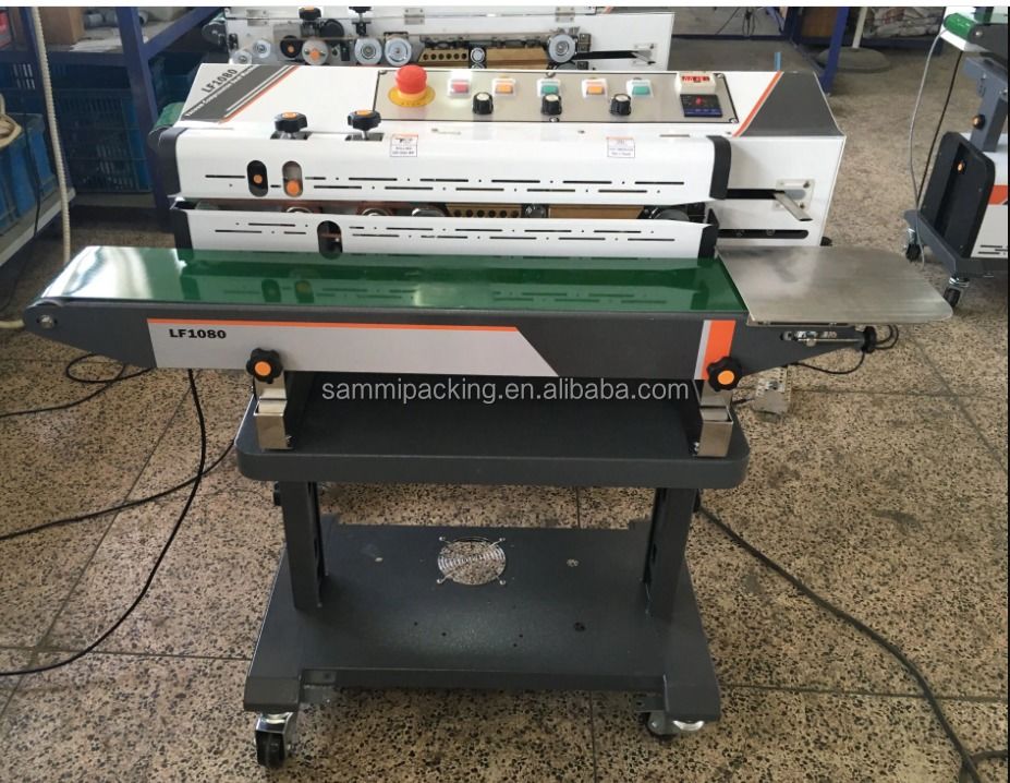 फ़ैक्टरी डायरेक्ट सेल्स LF1080 स्वचालित निरंतर वैक्यूम सीलिंग मशीन नाइट्रोजन गैस भरने फ्लश सीलिंग मशीन के साथ