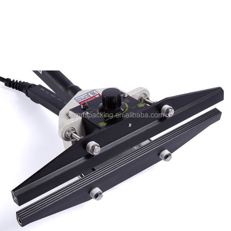 FKR-200 अर्ध-स्वचालित हैंड इम्पल्स सीलर मैनुअल सीलिंग मशीन कार्टन वस्तुओं और पेय पैकेजिंग के लिए