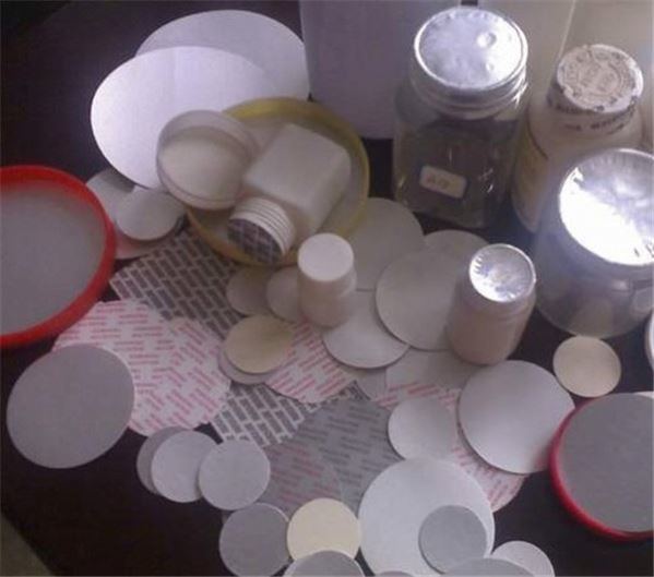 5000PCS/LOT इंडक्शन सीलिंग मशीन के लिए एल्यूमीनियम फॉयल / बोतल कैप के लिए एल्यूमीनियम फॉयल लाइनर