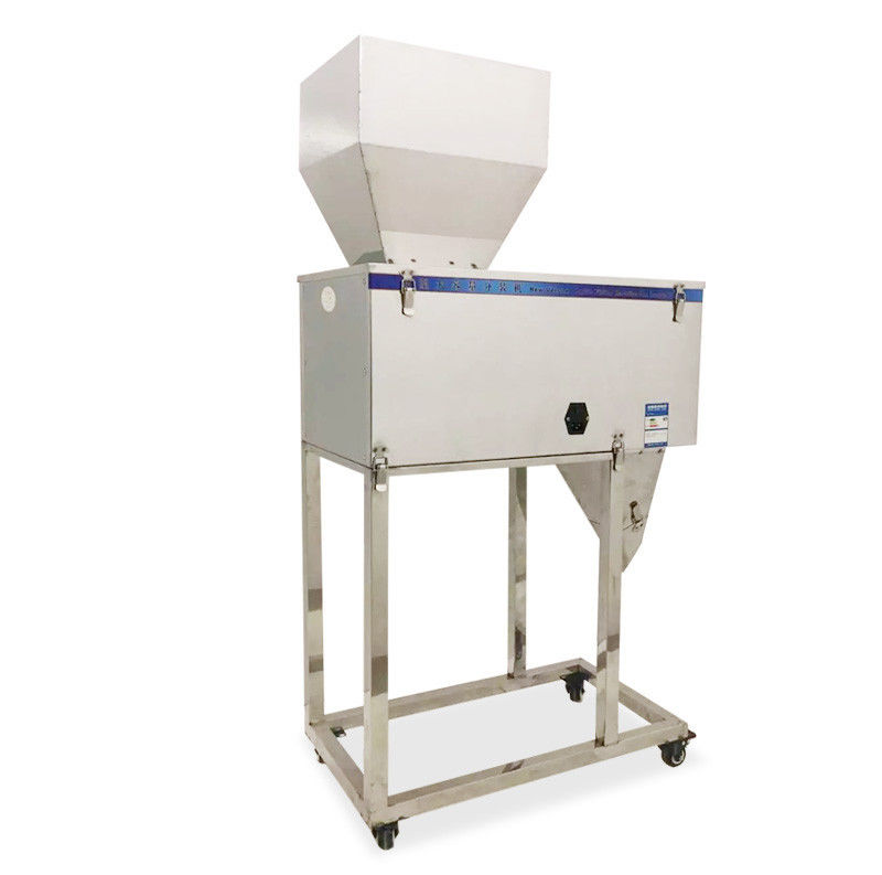 गेहूं चीनी बीन चावल के लिए स्वचालित अर्ध-स्वचालित दाना अनाज भरने की मशीन, बड़े हॉपर कोर मोटर पेय अनुप्रयोग के साथ