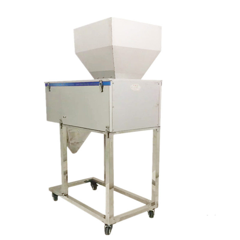 गेहूं चीनी बीन चावल के लिए स्वचालित अर्ध-स्वचालित दाना अनाज भरने की मशीन, बड़े हॉपर कोर मोटर पेय अनुप्रयोग के साथ