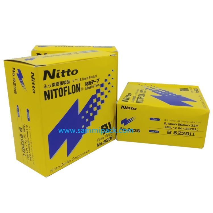 मूल Nitto Denko PTFE फिल्म टेप Nitto 923S उच्च तापमान प्रतिरोध टेप लमिनेशन मशीन के लिए