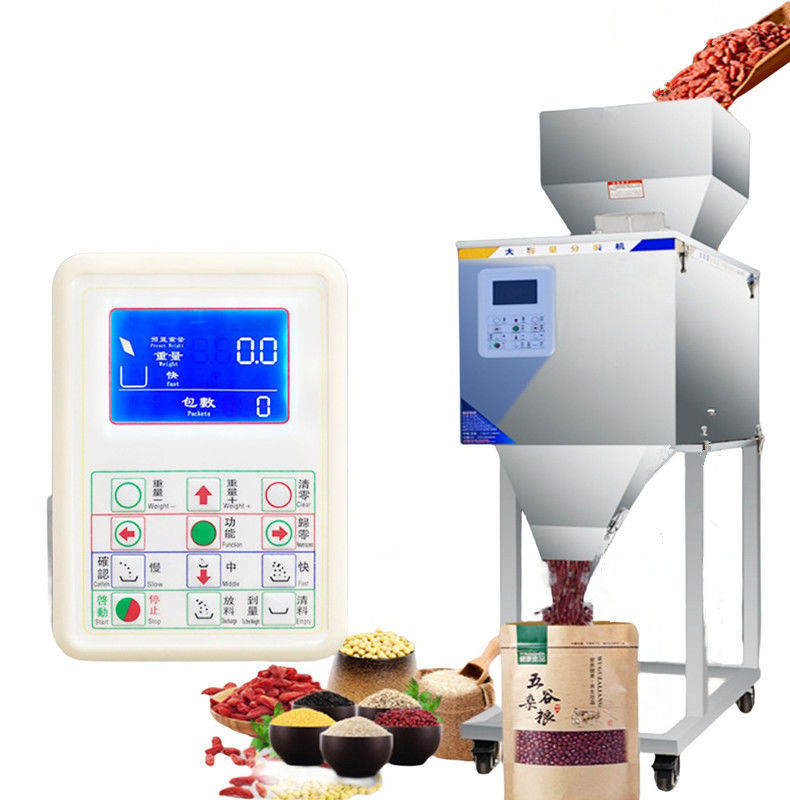 2025 हॉट सेल पाउडर ग्रेन्यूल फिलिंग मशीन अनाज बीन चाय बैग वजन भरने की मशीन बैग बैरल के लिए सेंसर के साथ