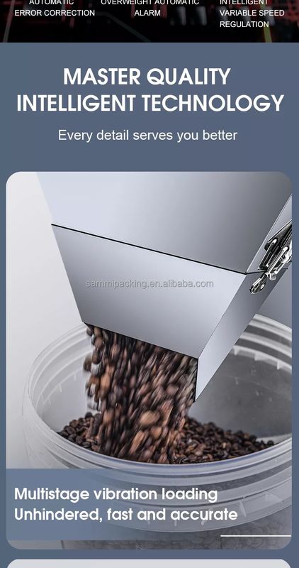 2025 हॉट सेल पाउडर ग्रेन्यूल फिलिंग मशीन अनाज बीन चाय बैग वजन भरने की मशीन बैग बैरल के लिए सेंसर के साथ