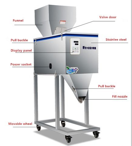 पाउडर/कण/अनाज बैरल भरने और फीड बैग भरने के उपकरण के लिए कम लागत वाली पेशेवर वजन मशीन ऑटो वेइजर के साथ
