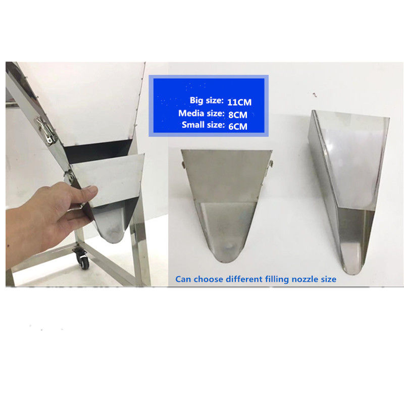 पाउडर/कण/अनाज बैरल भरने और फीड बैग भरने के उपकरण के लिए कम लागत वाली पेशेवर वजन मशीन ऑटो वेइजर के साथ