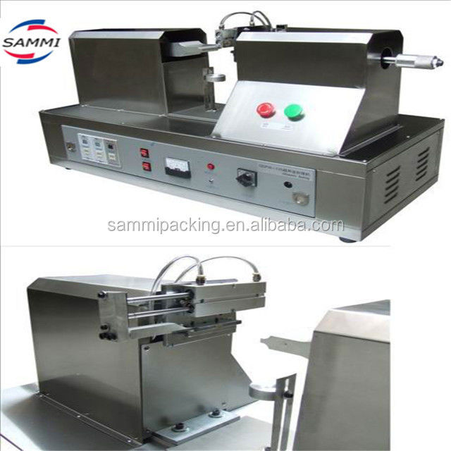 अर्ध स्वचालित मैनुअल अल्ट्रासोनिक कॉस्मेटिक पेस्ट टूथपेस्ट प्लास्टिक सॉफ्ट ट्यूब सीलर सीलिंग मशीन ट्यूब टेल सीलर