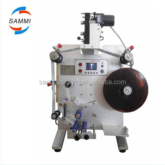 SL-130 Verital Round Bottle Labeller,गोलाकार बोतलों के लिए चिपकने वाले स्टिकर लेबलिंग मशीन
