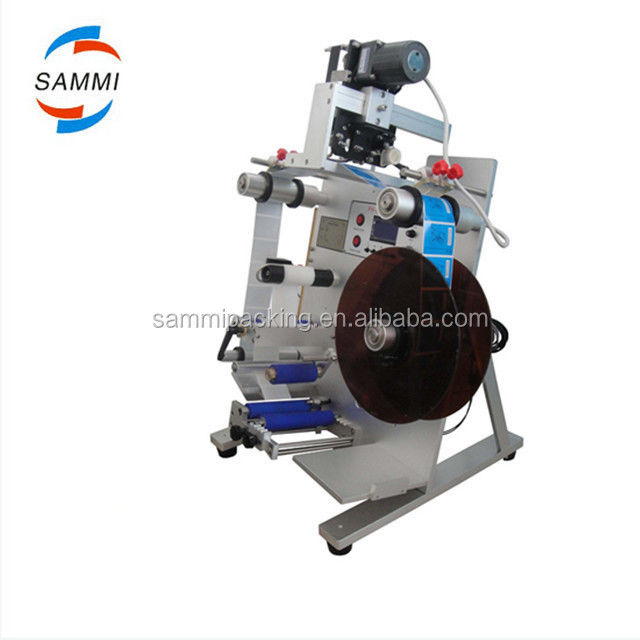 SL-130 Verital Round Bottle Labeller,गोलाकार बोतलों के लिए चिपकने वाले स्टिकर लेबलिंग मशीन