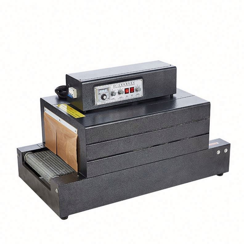 बोतल/बॉक्स के लिए हॉट सेल स्मॉल प्लास्टिक फिल्म हीट टनल श्रिंक कटिंग पैकेजिंग मशीन, आसान संचालन