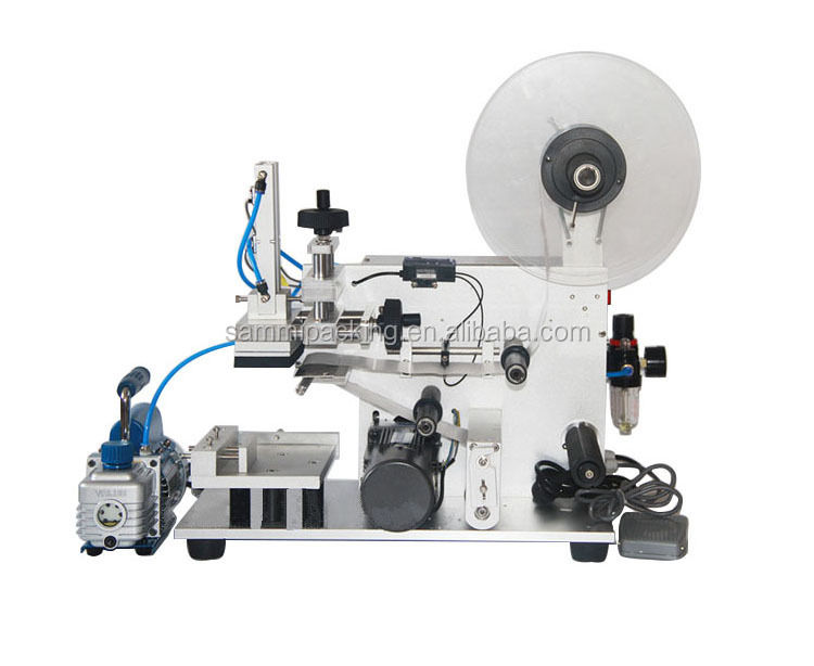 नई डिजाइन स्वचालित अर्ध-स्वचालित स्टिकर लेबलिंग मशीन वर्ग बोतलें बैग खाद्य पेय पदार्थ रसायन पैकेजिंग लकड़ी के डिब्बे