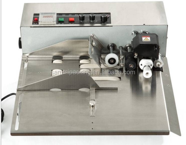 टेबल टाइप बैच नंबर कोड प्रिंटिंग मशीन स्वचालित सॉलिड इंक हॉट स्टैम्पिंग डेट कोडर प्रिंटर