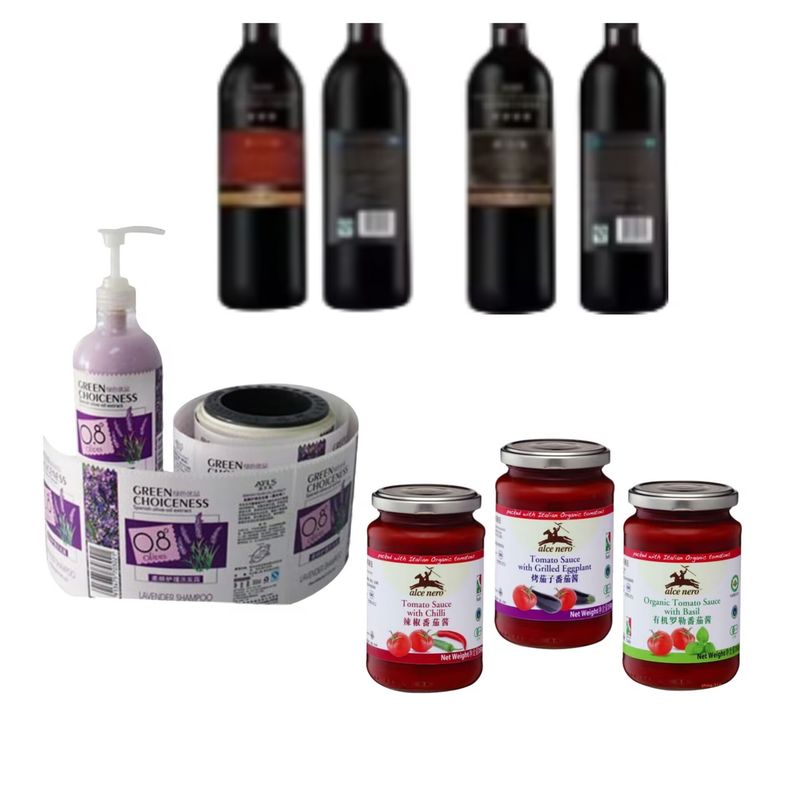 पेशेवर निर्माता खाद्य/कॉस्मेटिक उद्योगों के लिए कॉम्पैक्ट टेबलटॉप रैप-अराउंड लेबलर, पूर्ण या आधे लेबलिंग