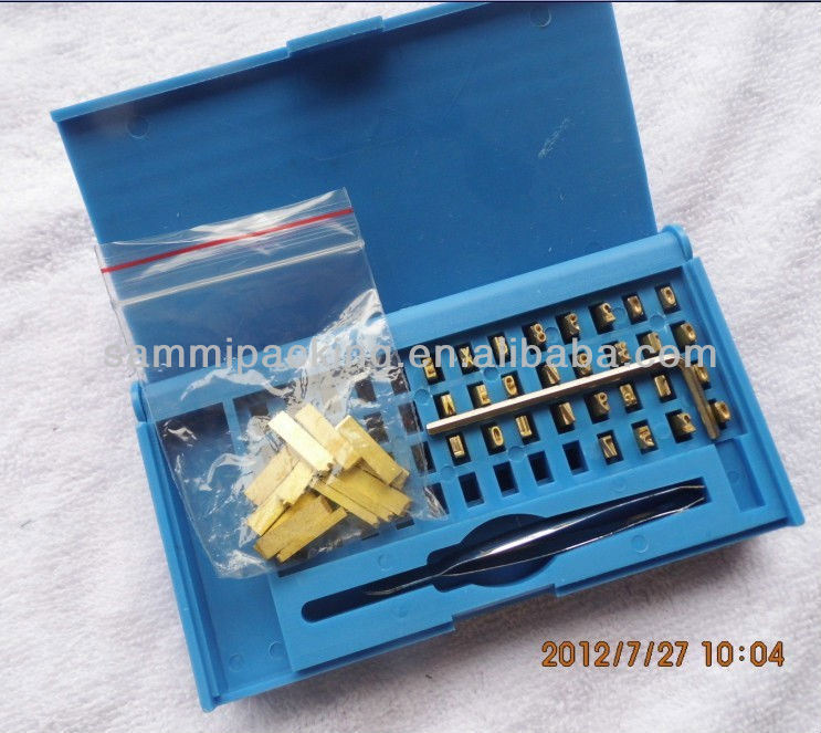 इलेक्ट्रिक सेमी-ऑटोमैटिक डेट स्टैम्पिंग नंबरिंग प्रिंटिंग मशीन नई स्थिति कोर इंजन बैग फॉयल फिल्म के लिए