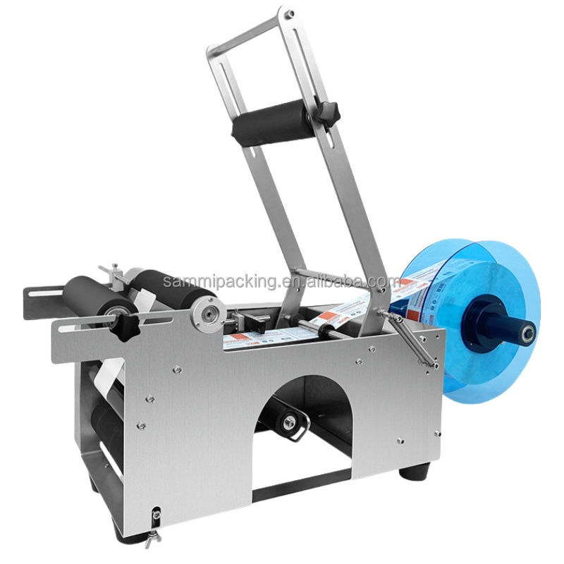 फैक्टरी मूल्य MT-50 उच्च गुणवत्ता वाली अर्ध-स्वचालित गोल बोतल लेबलिंग मशीनें,गोल बोतल के लिए स्टिकर लेबलिंग मशीन