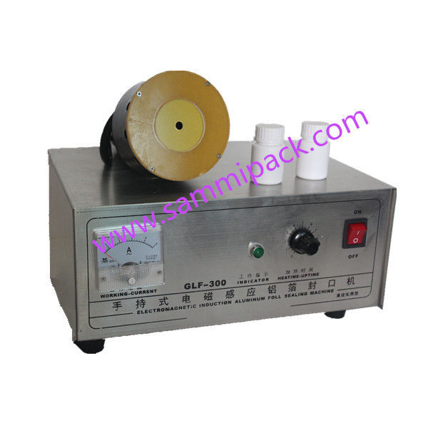 नया प्रकार GLF-300 इंडक्शन एल्यूमीनियम पन्नी सील मशीन, प्लास्टिक पेंच धागा सीलर, पोर्टेबल गोल बोतल ढक्कन सीलर