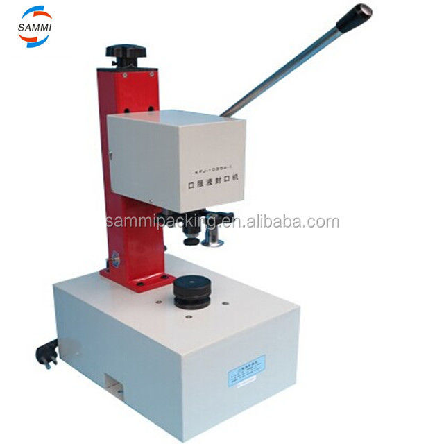 मौखिक तरल बोतलों, शीशियों, पेनिसिलिन बोतलों, एंटीबायोटिक बोतलों के लिए मैनुअल कैपिंग मशीन