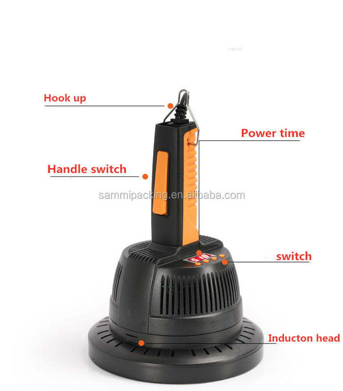 हैंड हेल्ड इलेक्ट्रोमैग्नेटिक इंडक्शन कैपिंग मशीन प्लास्टिक बोतल कैप सीलर कैपिंग मशीन एल्यूमीनियम पन्नी सीलिंग मशीन