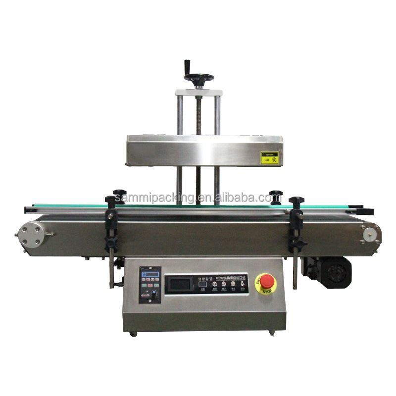 एल्यूमीनियम पन्नी हीट इंडक्शन सीलिंग मशीन कैप पेय पैकेजिंग मशीनों के लिए बोतलों डिब्बों के लिए इंडक्शन सीलर