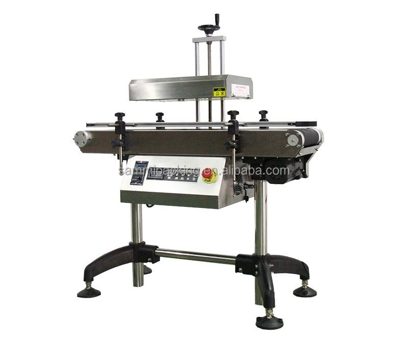 एल्यूमीनियम पन्नी हीट इंडक्शन सीलिंग मशीन कैप पेय पैकेजिंग मशीनों के लिए बोतलों डिब्बों के लिए इंडक्शन सीलर