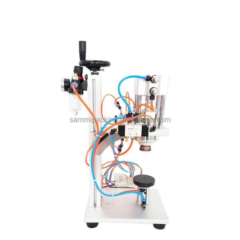 सस्ती कीमत मैनुअल Pnuemaitc परफ्यूम कोर्किंग मशीन स्टेनलेस स्टील परफ्यूम कैपिंग प्रेस मशीन