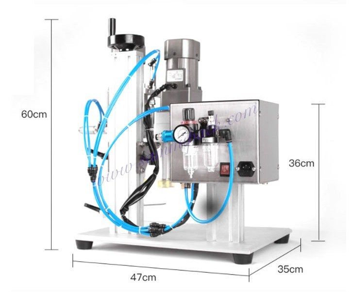 टिकाऊ औद्योगिक प्लास्टिक बोतल सीलर स्क्रू कैपिंग हर्बल टिंचर जार कैपिंग उपकरण कैपिंग मशीन